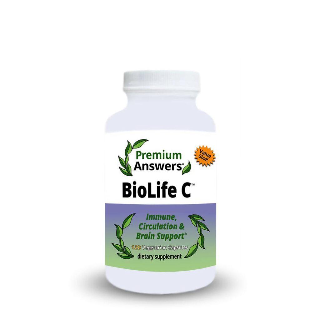 BioLife C + Bioflavonoids 120 Vegetarian Capsules Premium Answers, Premium Answers®