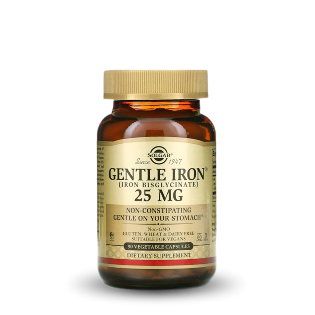 Gentle Iron® 25 mg 90 Vegetable Capsules Solgar