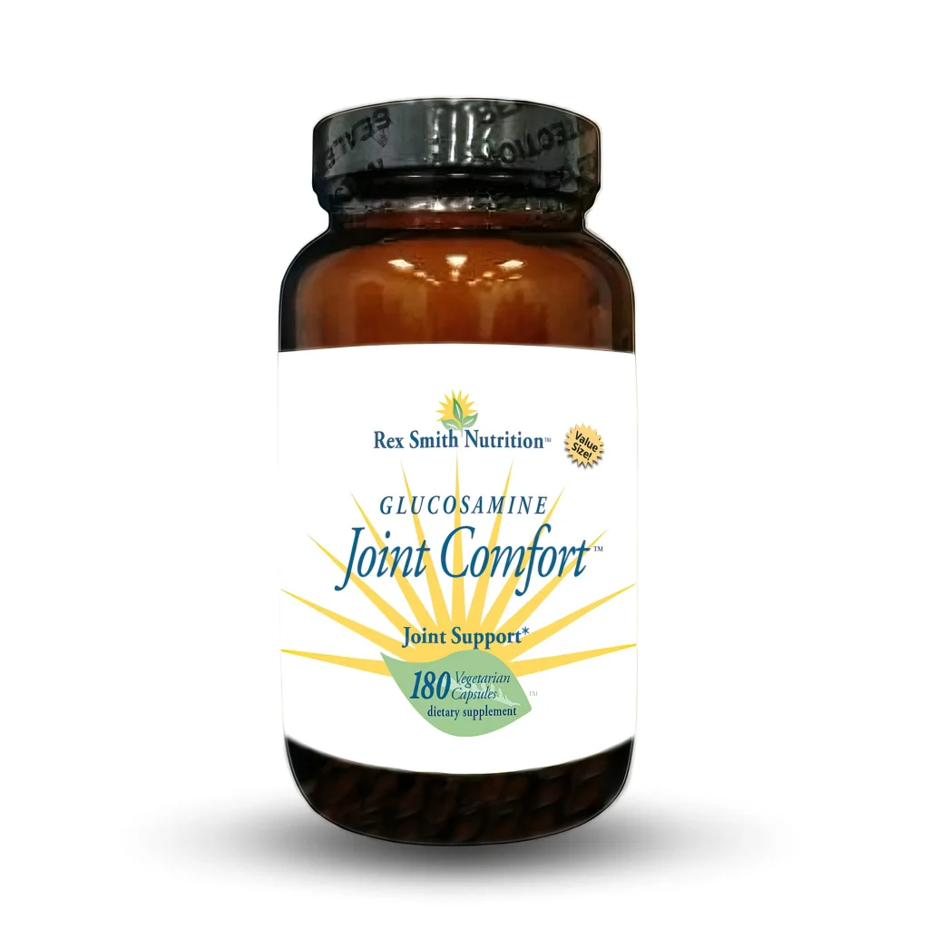 Glucosamine Joint Comfort 180 Vegetarian Capsules Rex Smith Nutrition