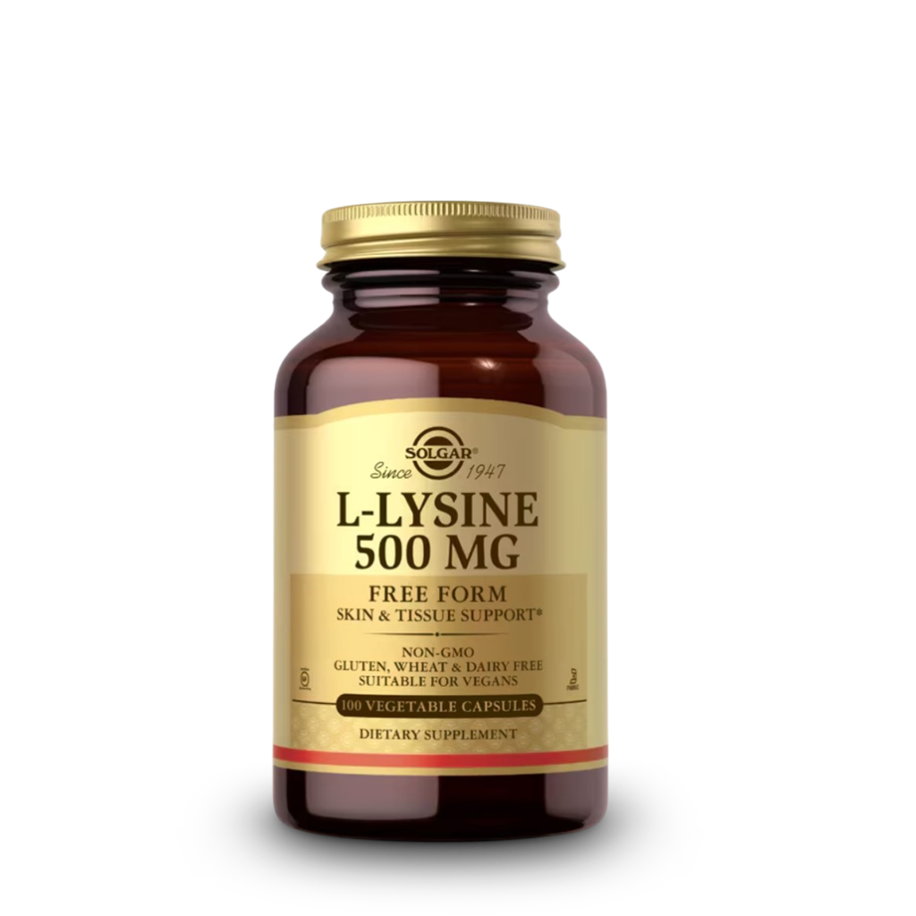 Lysine 500 mg 100 vegetable capsules Solgar