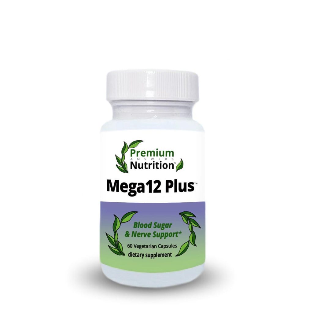 Mega12 Plus B12 + Chromium 60 Vegetarian Capsules Premium Answers®