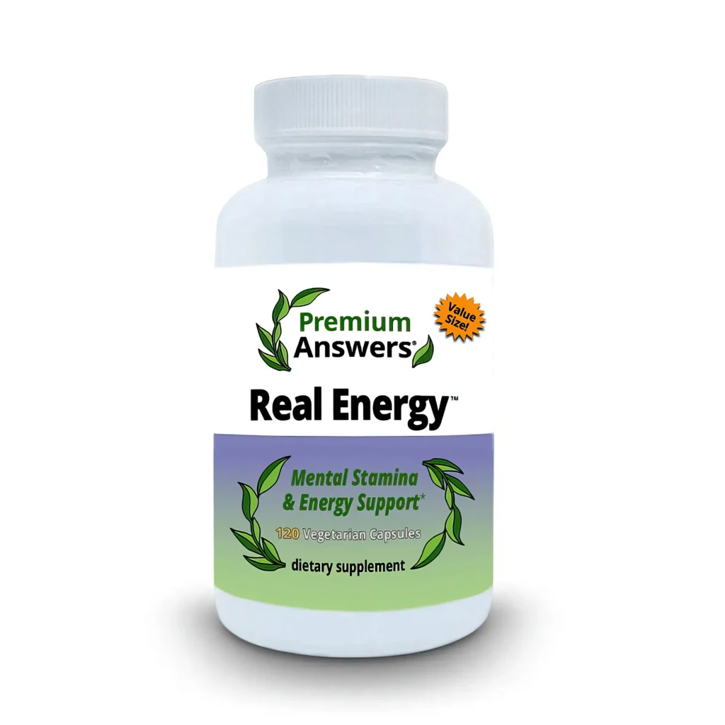 Real Energy 120 Vegetarian Capsules Premium Answers