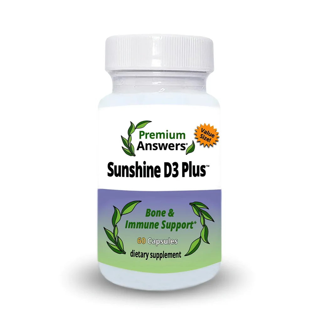 Sunshine D3 Plus 60 Capsules Premium Answers, Premium Answers®